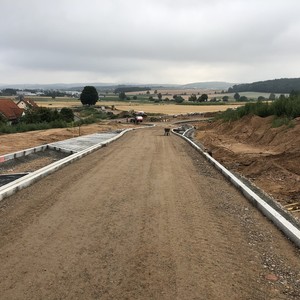 Erschließung Baugebiet 